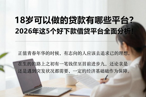 18岁可以做的贷款有哪些平台?2026年这5个好下款借钱平台全面分析!
