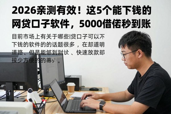 2026亲测有效!这5个能下钱的网贷口子软件,5000借款秒到账