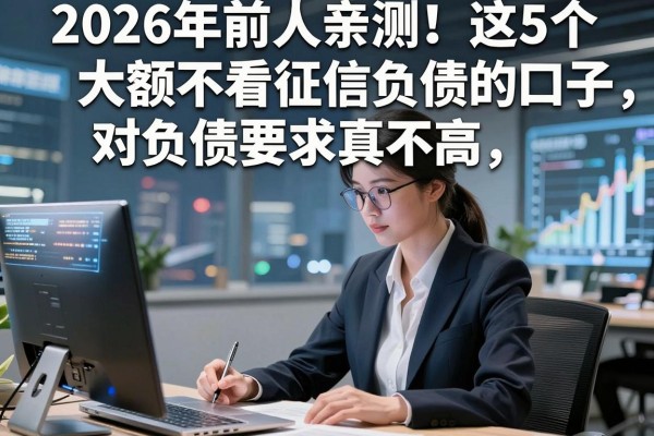 2026年前人亲测！这5个大额不看征信负债的口子，对负债要求真不高