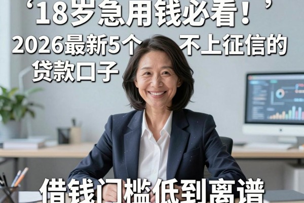 18岁急用钱必看!2026最新5个不上征信的贷款口子,借钱门槛低到离谱