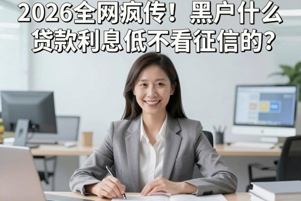 2026全网疯传!黑户什么贷款利息低不看征信的?这5个借款8000元软件口碑一直在线