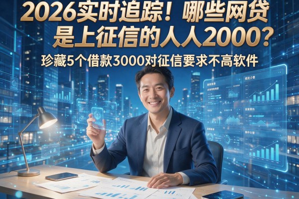 2026实时追踪！哪些网贷是上征信的人人2000？珍藏5个借款3000对征信要求不高软件