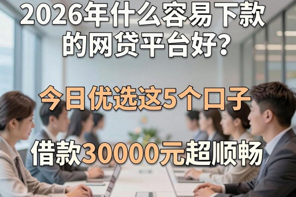 2026年什么容易下款的网贷平台好?今日优选这5个口子,借款30000元超顺畅!