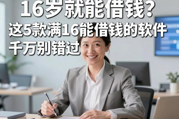 16岁就能借钱?这5款满16能借钱的软件千万别错过!