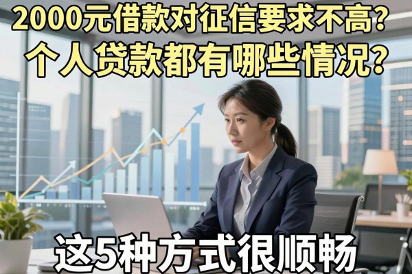 2000元借款对征信要求不高?个人贷款都有哪些情况,这5种方式很顺畅