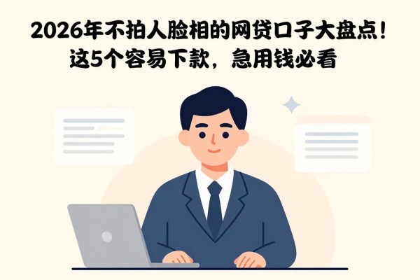 2026年不拍人脸相的网贷口子大盘点！这5个容易下款，急用钱必看！