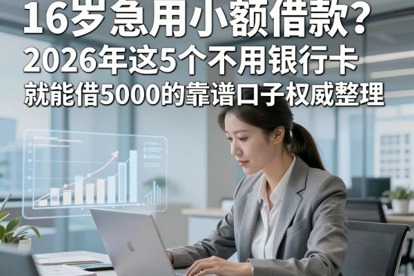 16岁急用小额借款?2026年这5个不用银行卡就能借5000的靠谱口子权威整理!