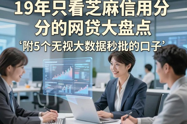 19年只看芝麻信用分的网贷大盘点,附5个无视大数据秒批的口子