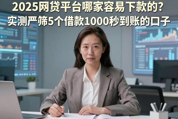 2025网贷平台哪家容易下款的?实测严筛5个借款1000秒到账的口子