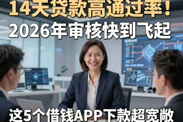 14天贷款高通过率！2026年审核快到飞起，这5个借钱APP下款超宽敞！