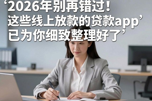 2026年别再错过！这些线上放款的贷款app已为你细致整理好了