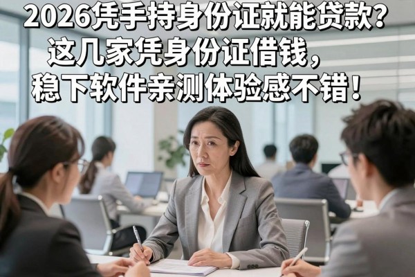 2026凭手持身份证就能贷款?这几家凭身份证借钱稳下软件亲测体验感不错