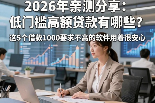 2026年亲测分享：低门槛高额贷款有哪些？这5个借款1000要求不高的软件用着很安心