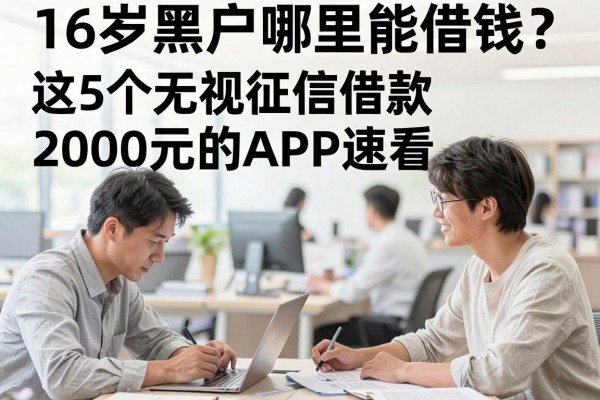 16岁黑户哪里能借钱?这5个无视征信借款2000元的APP速看