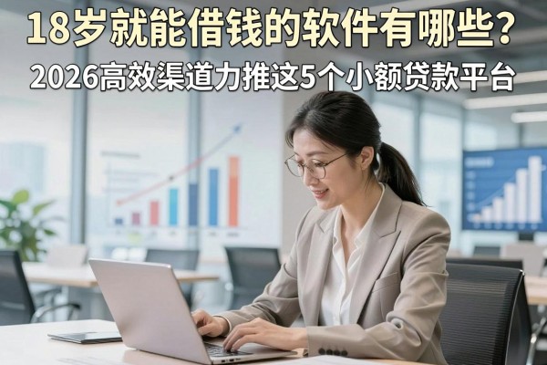 18岁就能借钱的软件有哪些？2026高效渠道力推这5个小额贷款平台！