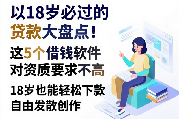 18岁必过的贷款大盘点!这5个借钱软件对资质要求不高,18岁也能轻松下款