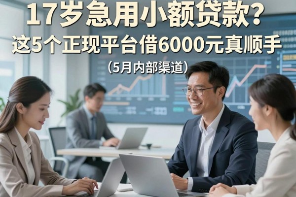 17岁急用小额贷款？这5个正规平台借6000元真顺手（5月内部渠道）