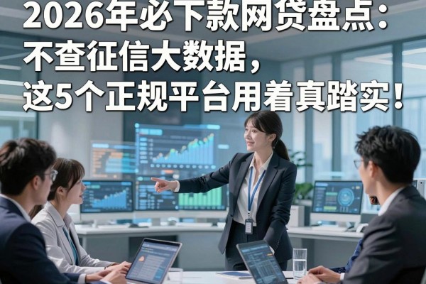 2026年必下款网贷盘点:不查征信大数据,这5个正规平台用着真踏实!
