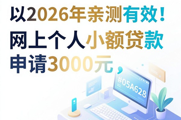 2026年亲测有效！网上个人小额贷款申请3000元，这些专业平台融合经验法太实用了