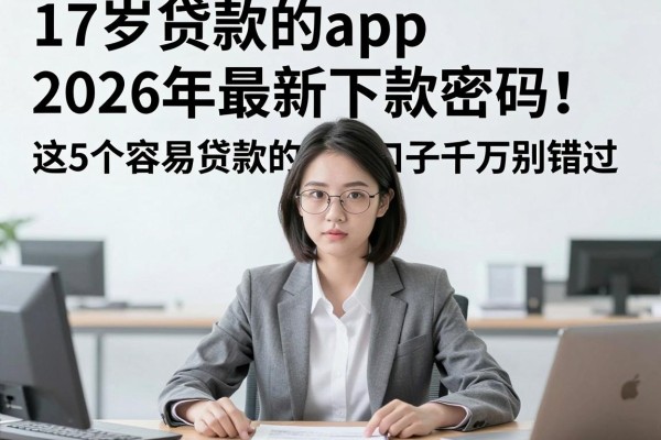 17岁贷款的app2026年最新下款密码!这5个容易贷款的口子千万别错过