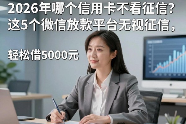 2026年哪个信用卡不看征信?这5个微信放款平台无视征信,轻松借5000元!