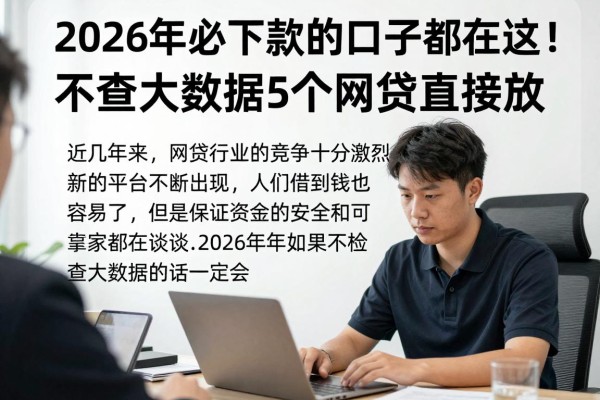 2026年必下款的口子都在这!不查大数据5个网贷直接放