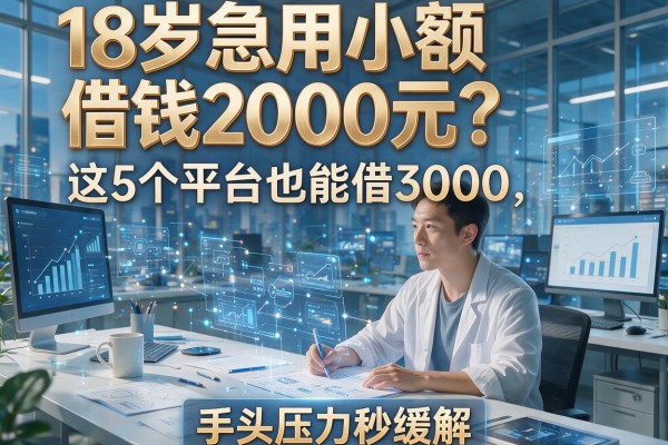 18岁急用小额借钱2000元？这5个平台也能借3000，手头压力秒缓解！