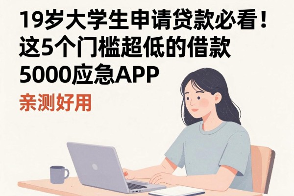 19岁大学生申请贷款必看!这5个门槛超低的借款5000应急APP,亲测好用