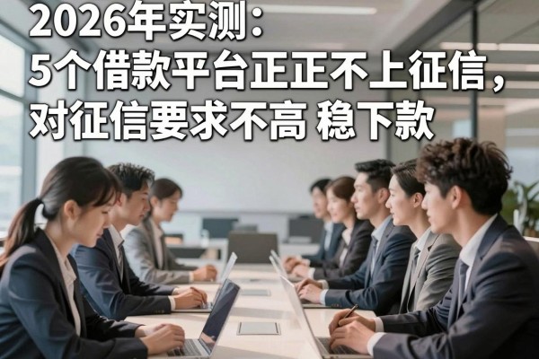 2026年实测:5个借款平台正规不上征信,对征信要求不高稳下款,超合适!