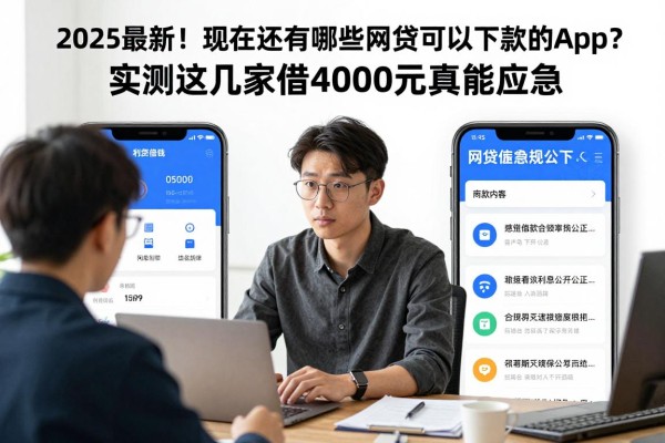 2025最新!现在还有哪些网贷可以下款的app?实测这几家借4000元真能应急