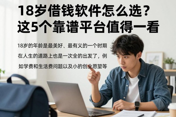18岁借钱软件怎么选？这5个靠谱平台值得一看