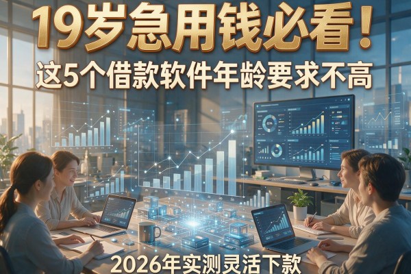 19岁急用钱必看！这5个借款软件年龄要求不高，2026年实测灵活下款