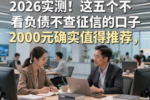 2026实测!这五个不看负债不查征信的口子,2000元确实值得推荐
