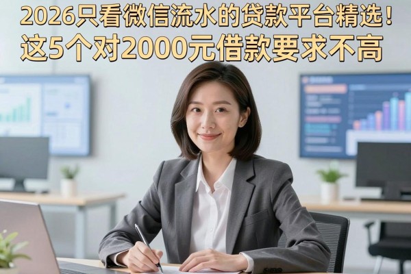 2026只看微信流水的贷款平台精选!这5个对2000元借款要求不高