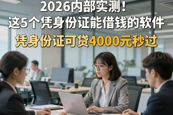 2026内部实测！这5个凭身份证能借钱的软件，凭身份证可贷4000元秒过