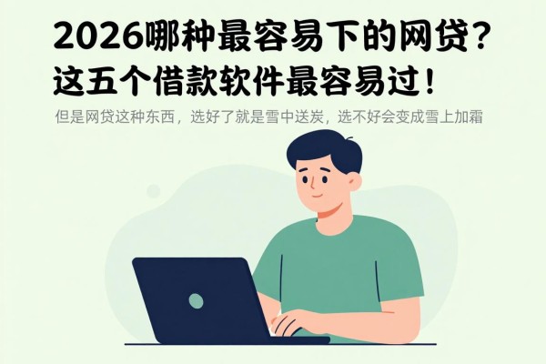 2026哪种最容易下的网贷？这五个借款软件最容易过！