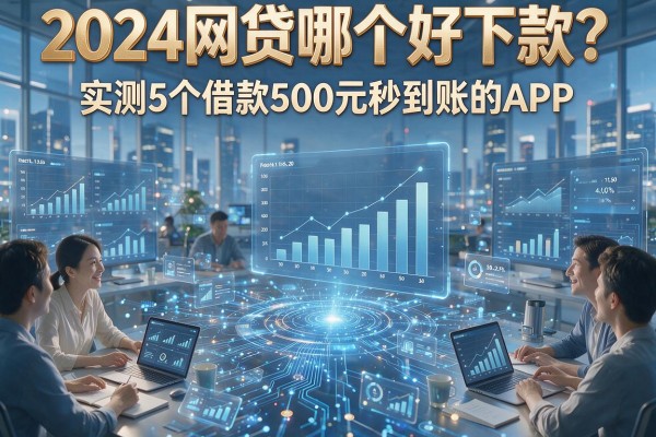 2024网贷哪个好下款？实测5个借款500元秒到账的APP