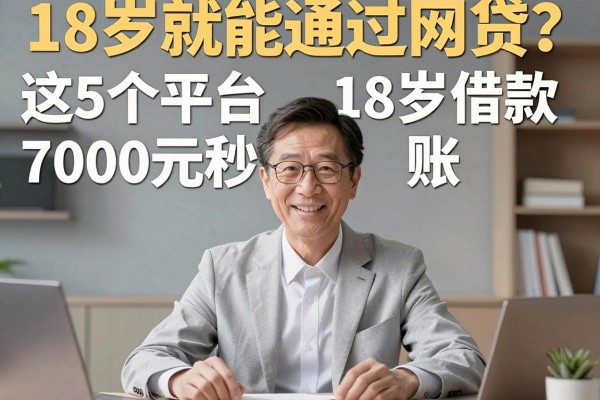 18岁就能通过网贷?这5个平台18岁借款7000元秒到账!