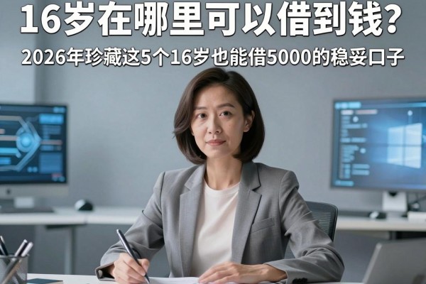 16岁在哪里可以借到钱？2026年珍藏这5个16岁也能借5000的稳妥口子