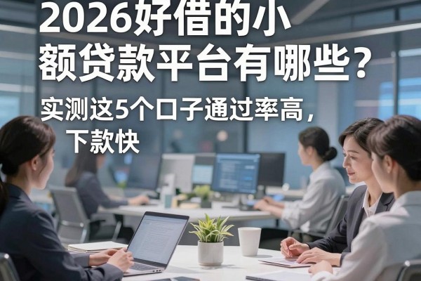 2026好借的小额贷款平台有哪些?实测这5个口子通过率高、下款快!