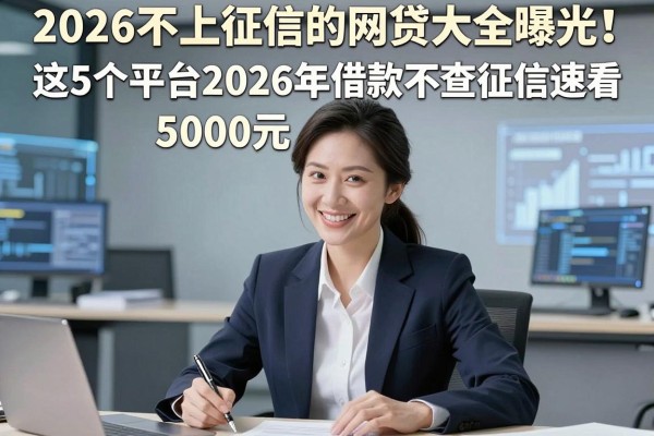 2026不上征信的网贷大全曝光!这5个平台2026年借款5000元不查征信速看