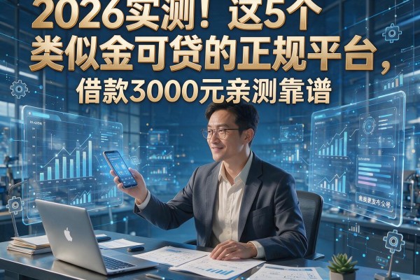 2026实测！这5个类似金可贷的正规平台，借款3000元亲测靠谱