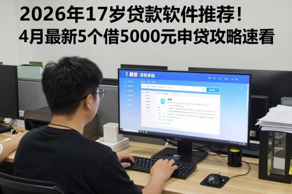 2026年17岁贷款软件推荐！4月最新5个借50000元申贷攻略速看