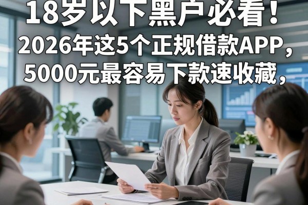 18岁以下黑户必看！2026年这5个正规借款APP，5000元最容易下款速收藏