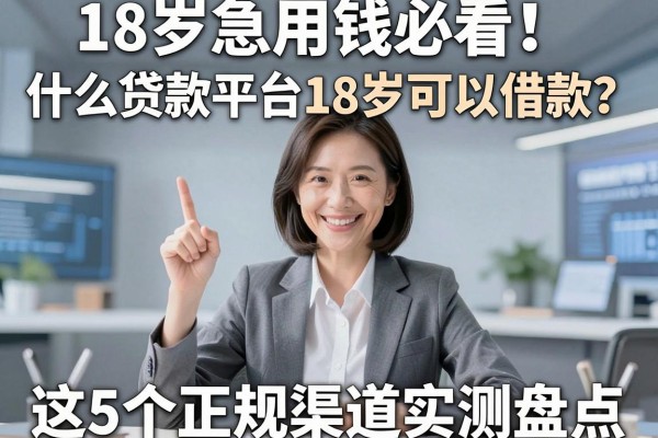 18岁急用钱必看!什么贷款平台18岁可以借款?这5个正规渠道实测盘点