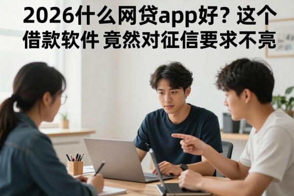 2026什么网贷app好?这5个借款软件大额放款竟然对征信要求不高!
