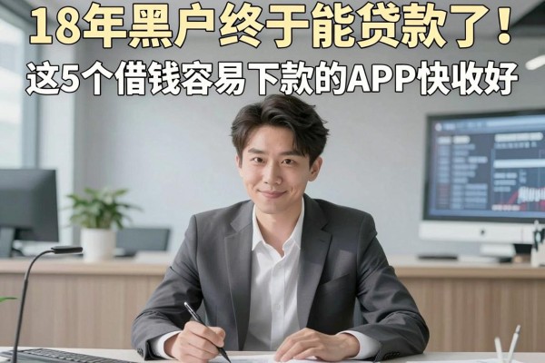 18年黑户终于能贷款了!这5个借钱容易下款的APP快收好