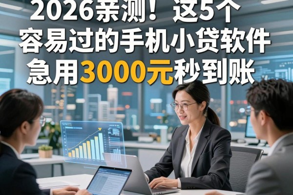 2026亲测!这5个容易过的手机小贷软件,急用3000元秒到账