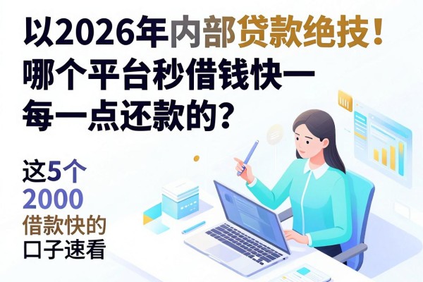 2026年内部贷款绝技！哪个平台秒借钱快一点还款的？这5个2000借款快的口子速看