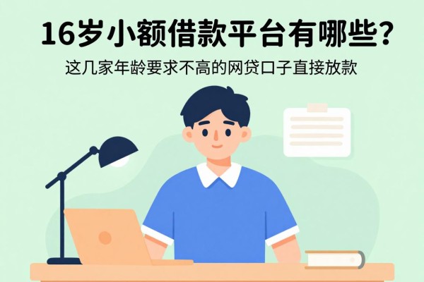 16岁小额借款平台有哪些？这几家年龄要求不高的网贷口子直接放款